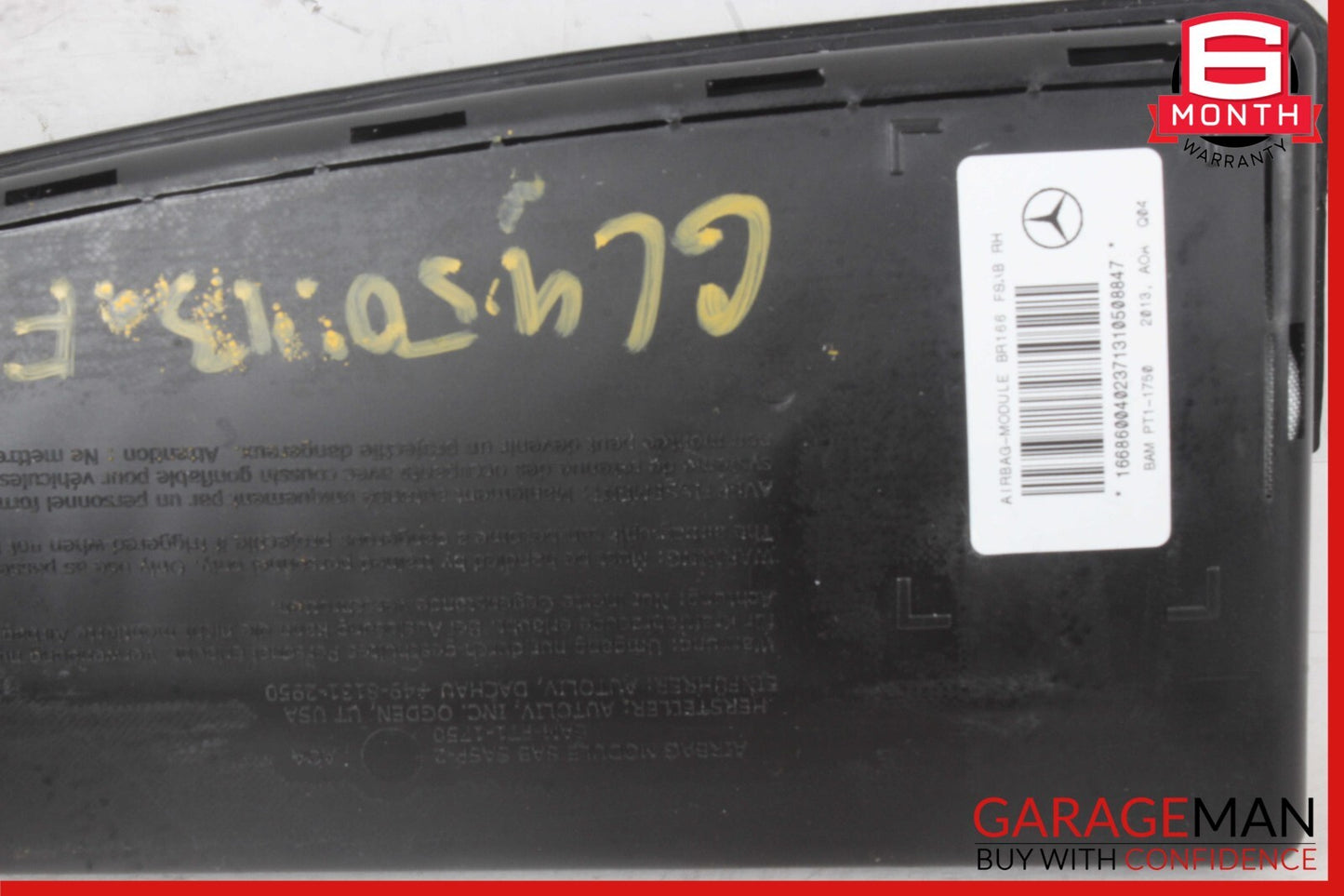 12-19 Mercedes X166 GL450 ML350 Front Right Passenger Side Seat Airbag SRS OEM