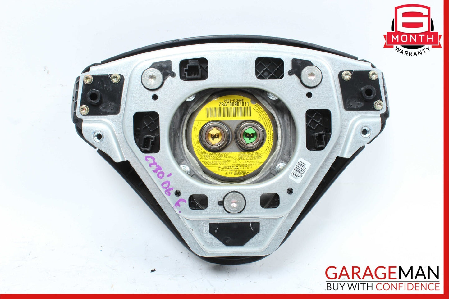 05-08 Mercedes W203 C230 C240 C350 Steering Wheel Air Bag Airbag Black OEM