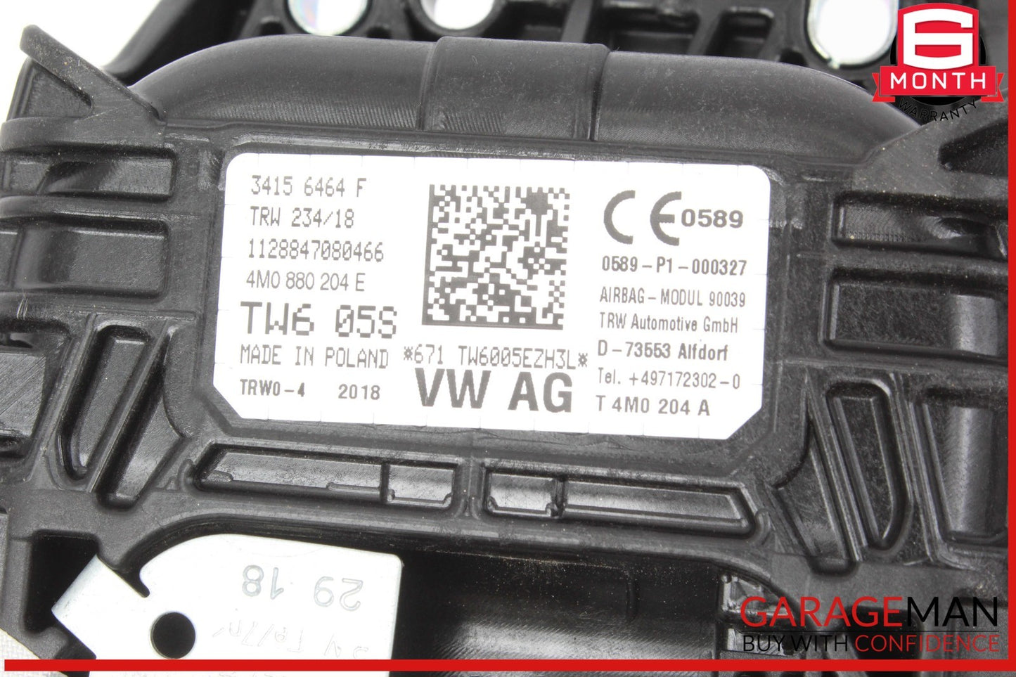 17-19 Audi Q7 Front Right Passenger Side Dash Dashboard Air Bag Airbag OEM