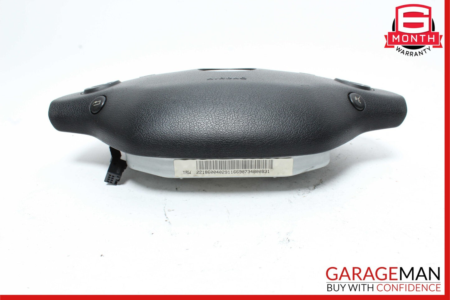 07-10 Mercedes W221 S550 S450 Steering Wheel Airbag Air Bag Assembly Black OEM