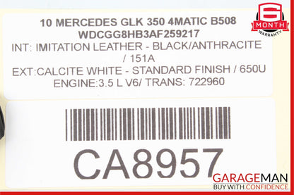 08-15 Mercedes X204 GLK350 C250 Front Left Side Seat Airbag Air Bag SRS OEM