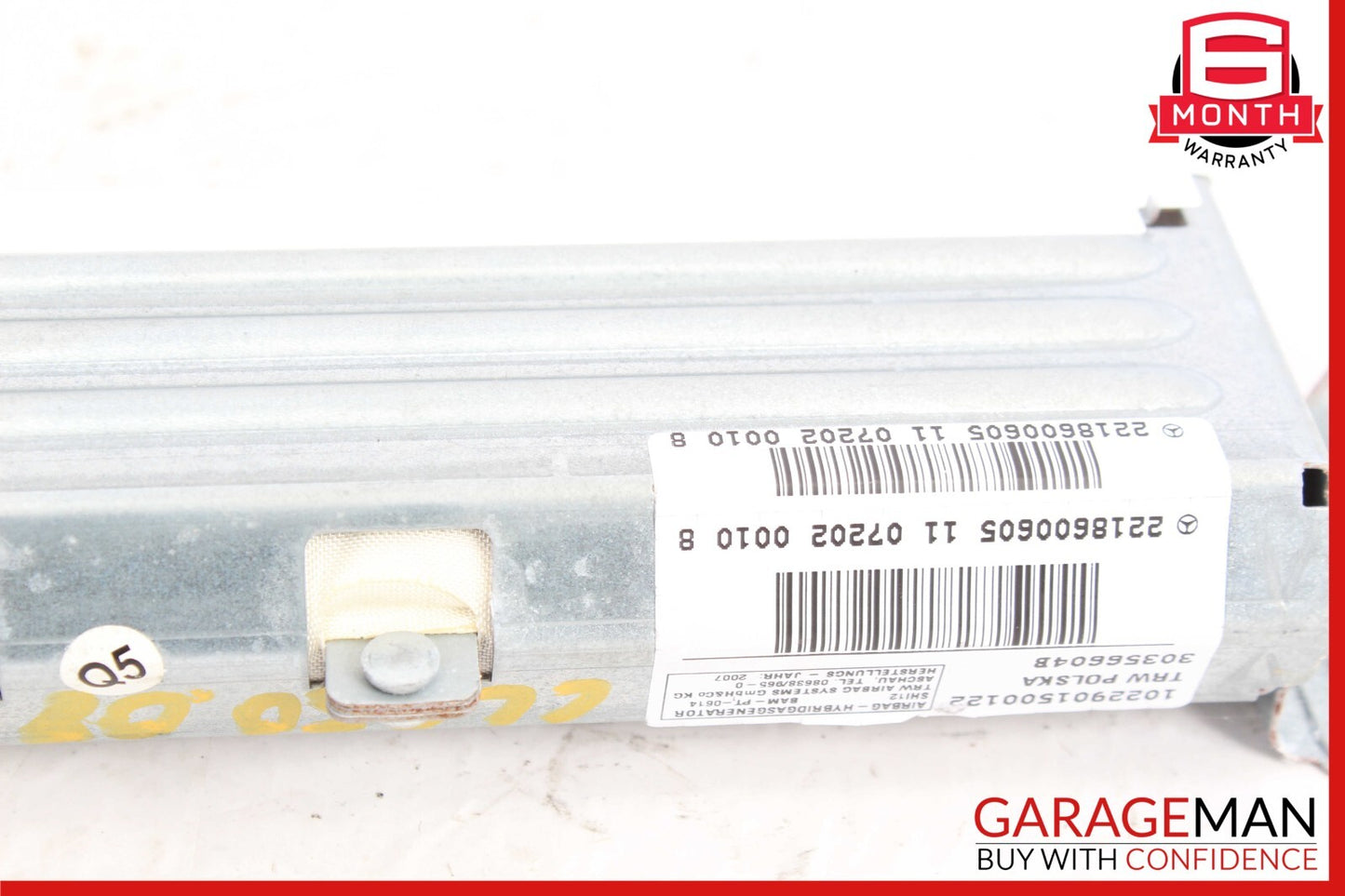 07-14 Mercedes W216 CL550 CL600 S550 S600 Rear Right Side Quarter Airbag Air Bag