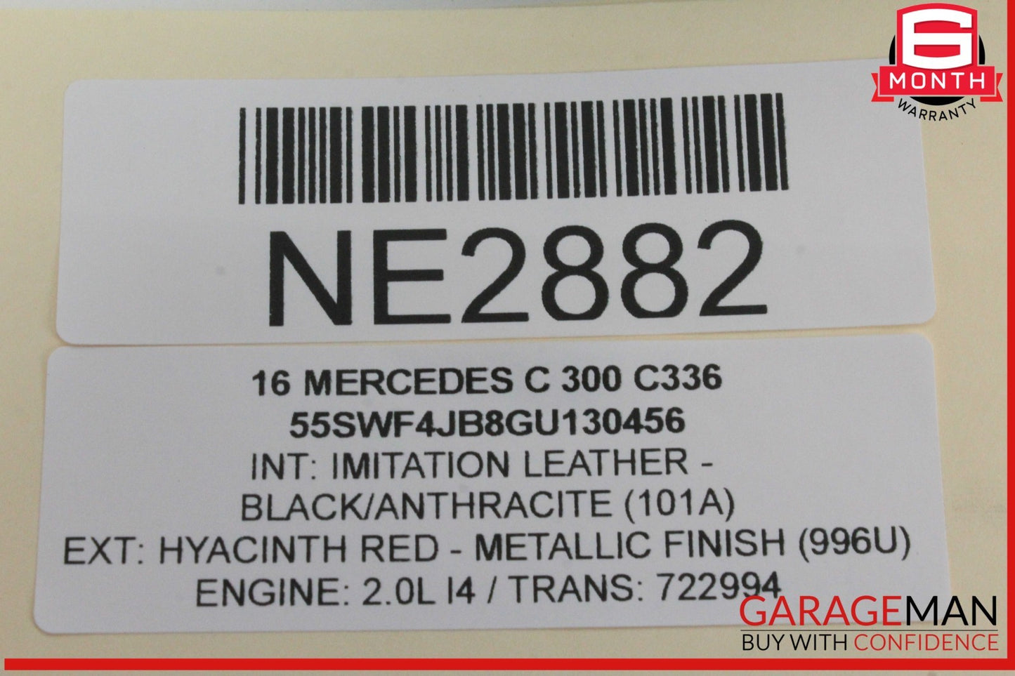 15-20 Mercedes W205 C300 Front Right Side Dashboard Dash Air Bag Airbag OEM