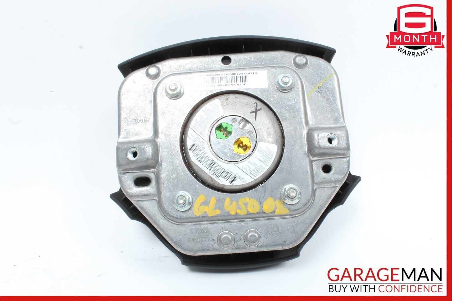 06-08 Mercedes X164 GL450 R350 ML350 Driver Steering Wheel Airbag Anthracite