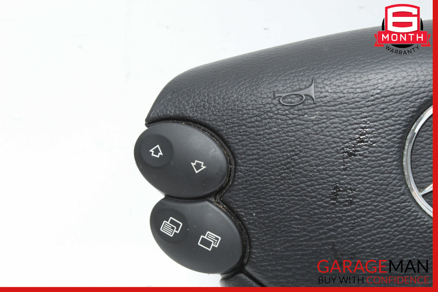 03-12 Mercedes W211 E550 CLK500 Steering Wheel Airbag Air Bag Black OEM