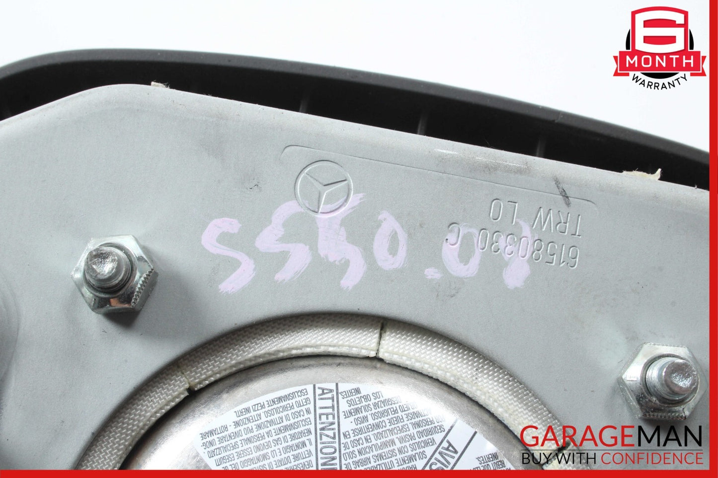 07-10 Mercedes CL550 S550 S600 Steering Wheel Airbag Air Bag Assembly