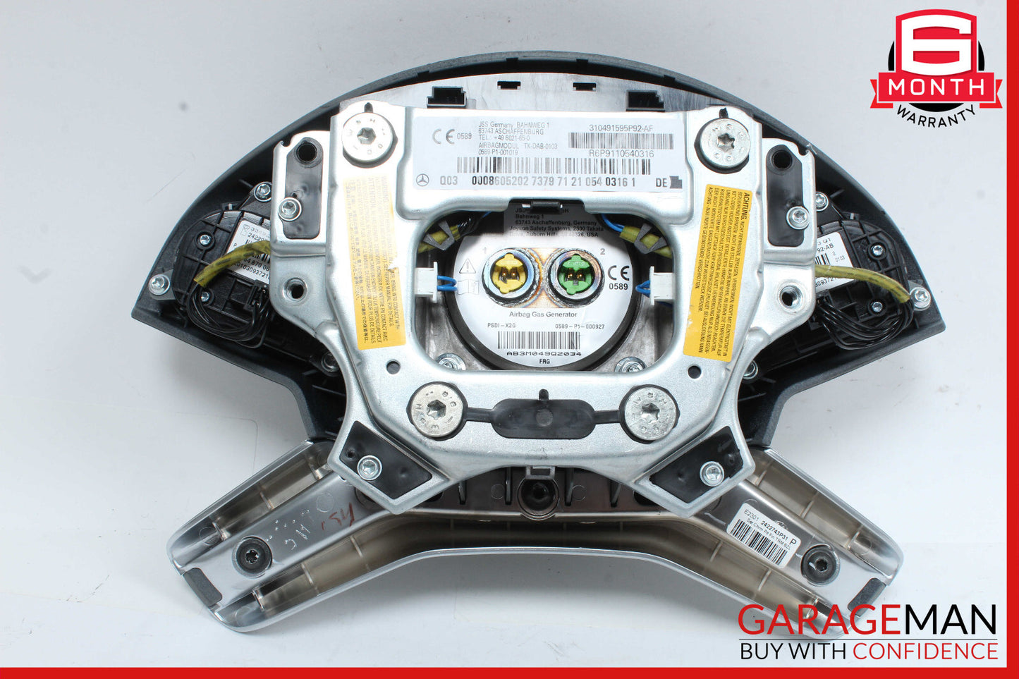 09-13 Mercedes W164 ML320 GL550 R350 Steering Wheel Airbag Air Bag Gray OEM