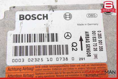 03-06 Mercedes R230 SL500 SL55 AMG Airbag Air Bag Sensor SRS Control Module OEM