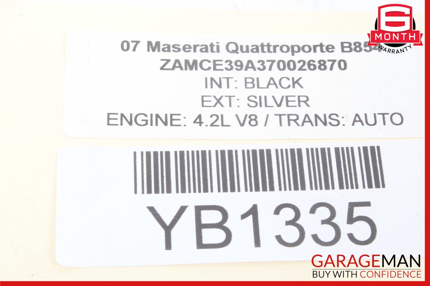 03-08 Maserati Quattroporte M139 AWS Advanced Weight System Control Module OEM