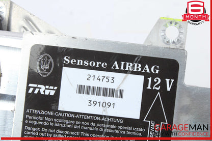 03-13 Maserati Quattroporte M139 Airbag Air Bag SRS Control Module Unit OEM