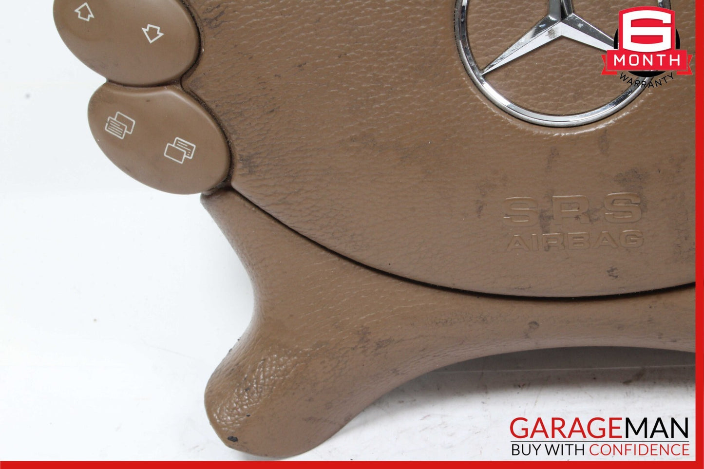 03-12 Mercedes E350 E550 SL500 Steering Wheel Airbag Air Bag Assembly Brown