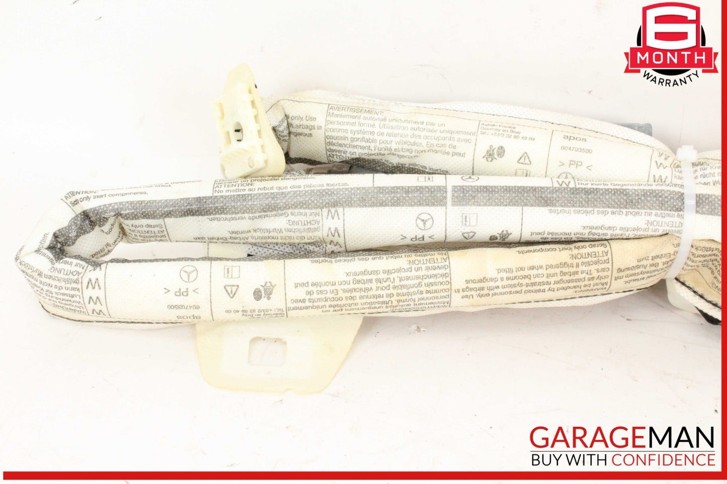 08-14 Mercedes W204 C300 C250 Right Side Roof Curtain Airbag Air Bag OEM