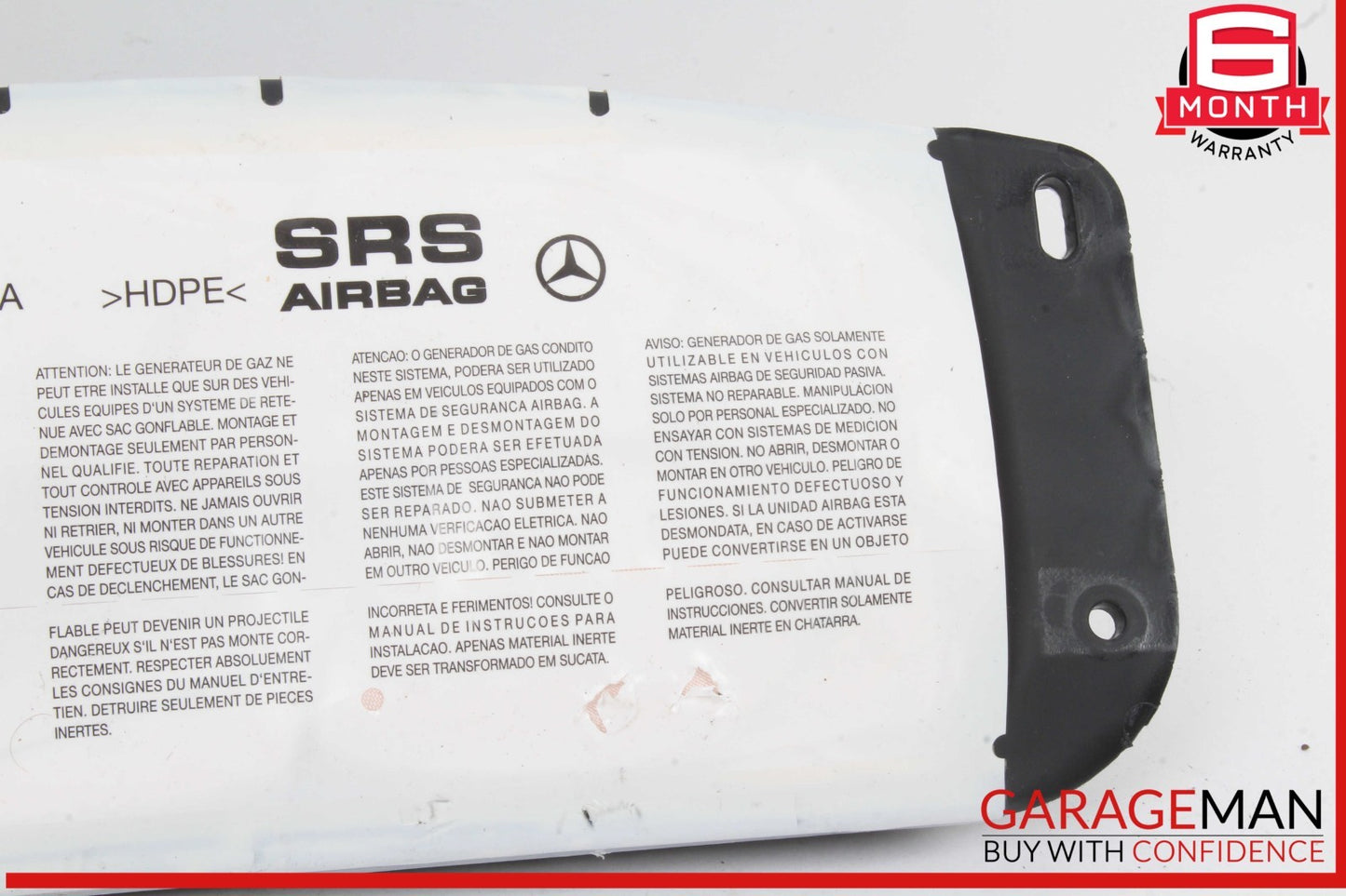08-15 Mercedes W204 C250 C300 Front Right Passenger Side Dash Airbag OEM