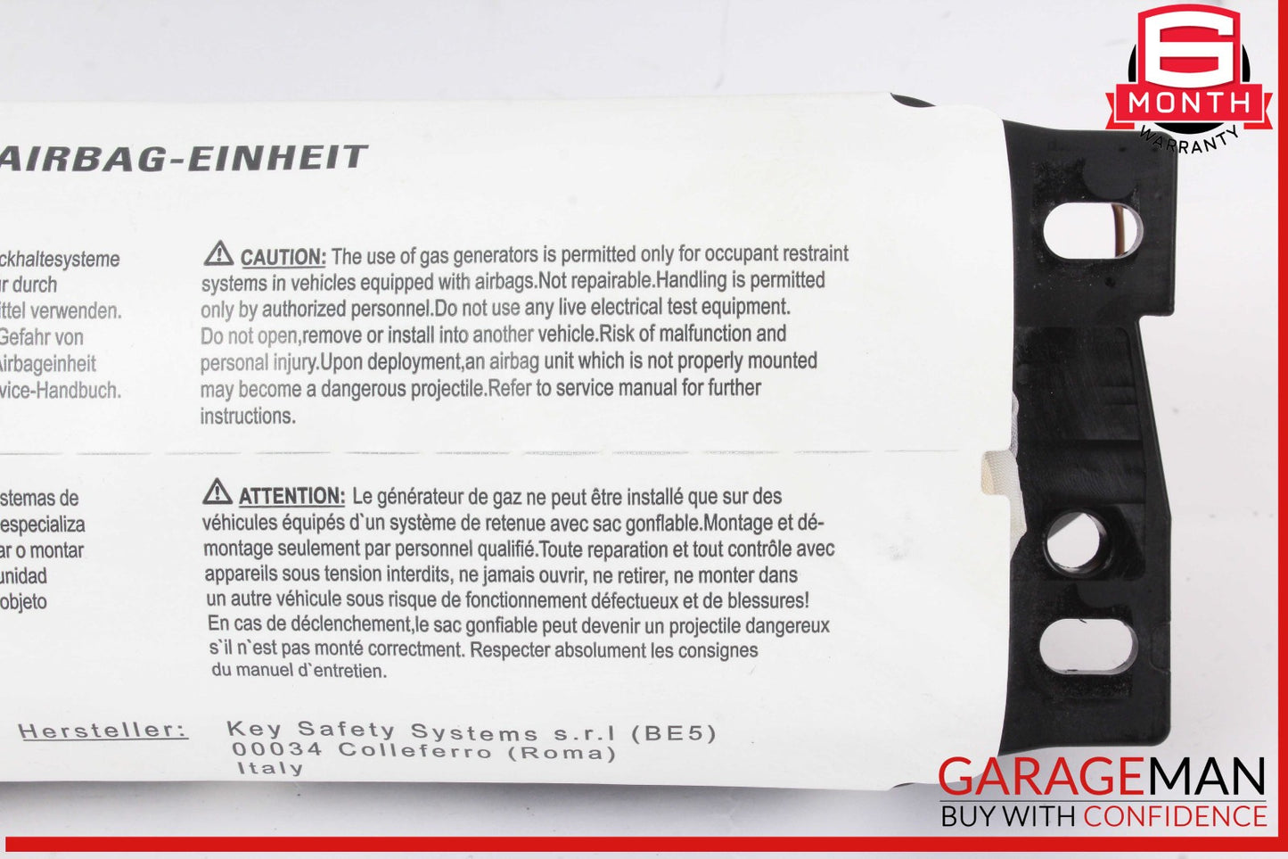 Audi S4 Front Right Passenger Side Dash Dashboard Air Bag Airbag OEM
