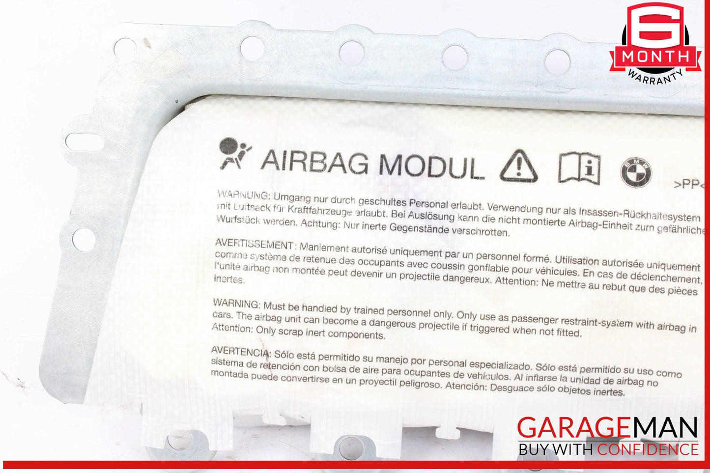 BMW 528i Front Right Passenger Side Dash Dashboard Airbag Air Bag OEM