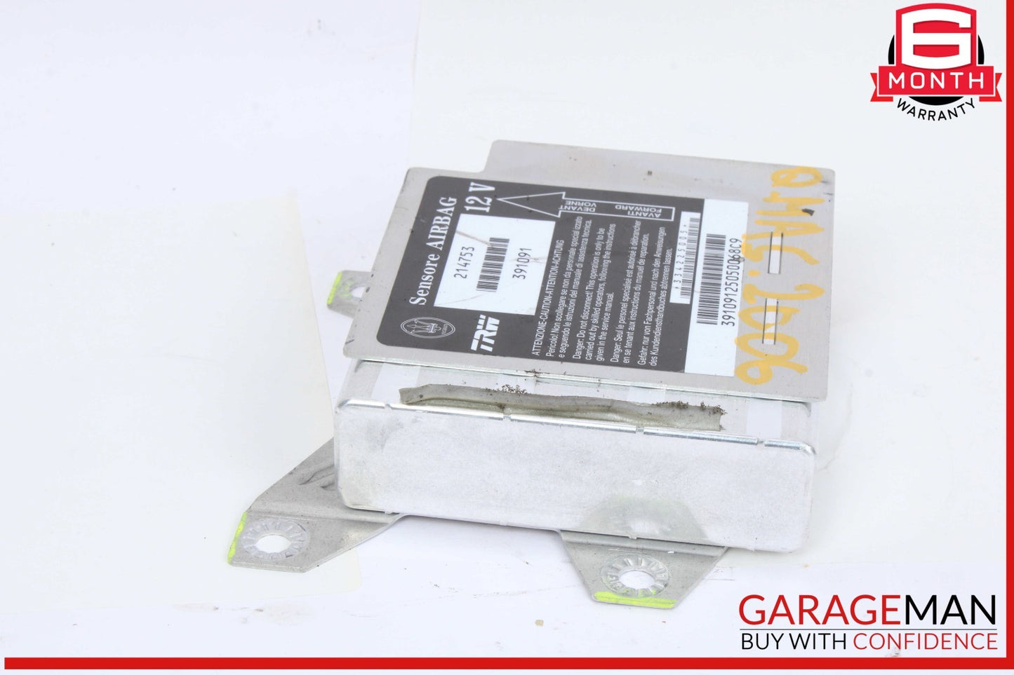 03-13 Maserati Quattroporte M139 Airbag Air Bag SRS Control Module Unit OEM