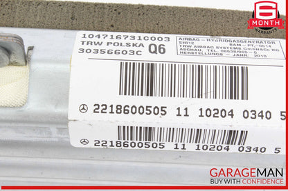 07-13 Mercedes W221 S550 CL550 Rear Left Driver Side Quarter Airbag Air Bag OEM