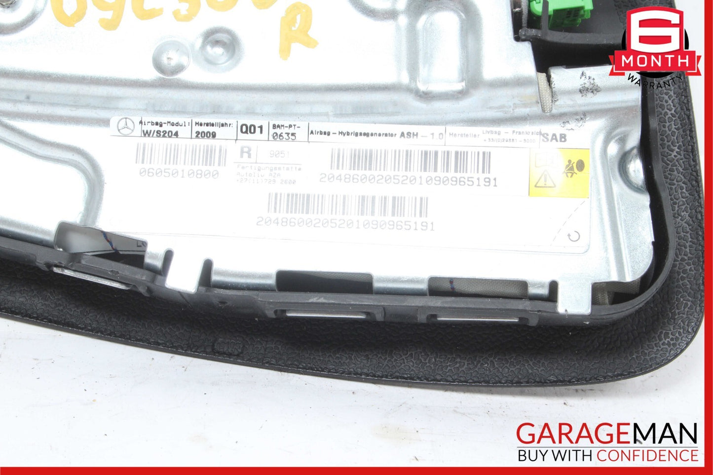 08-15 Mercedes GLK350 C180 C300 Front Right Side Seat Airbag Air Bag SRS OEM