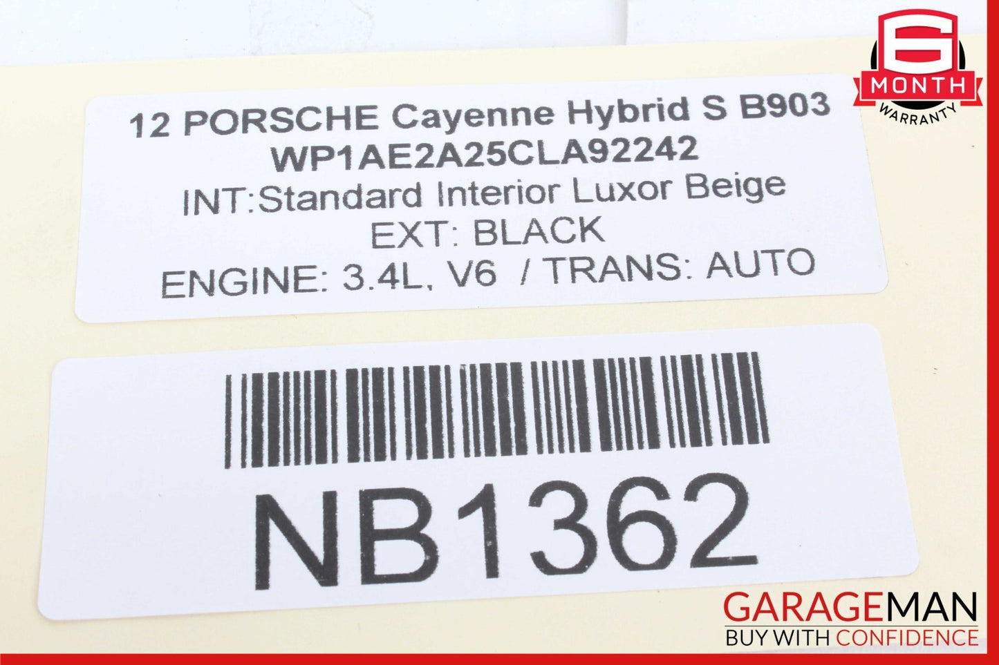 11-18 Porsche Cayenne Front Left Driver Side Seat Airbag 7P0880241 OEM
