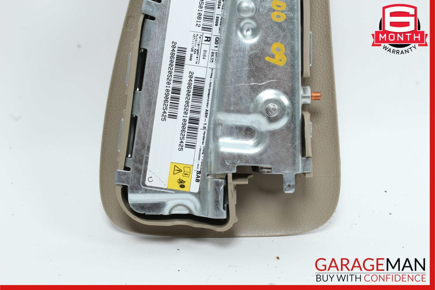 08-15 Mercedes W204 C300 GLK350 Front Right Side Seat Airbag Air Bag SRS Beige