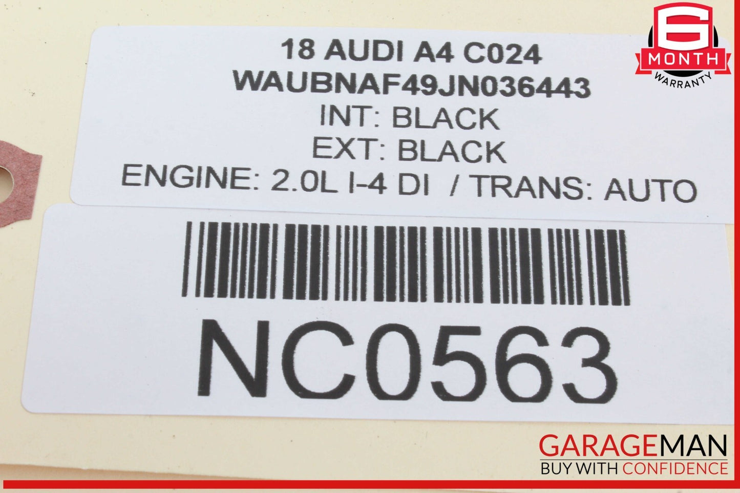17-24 Audi A4 Front Right Passenger Side Knee Airbag Air Bag 8W0880842D OEM