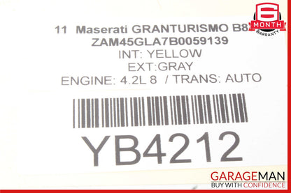 08-14 Maserati GranTurismo M145 Front Left Driver Side Seat Airbag SRS OEM
