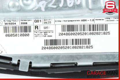 08-15 Mercedes W204 C300 GLK350 Front Right Side Seat Airbag Air Bag SRS OEM