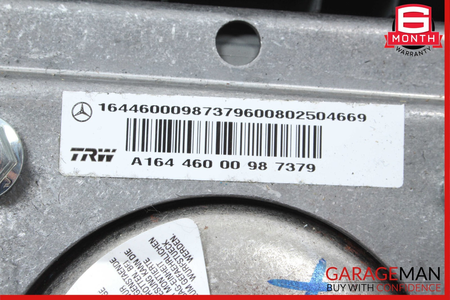 06-08 Mercedes R350 ML500 GL450 GL320 Driver Steering Wheel Airbag Air Bag Grey