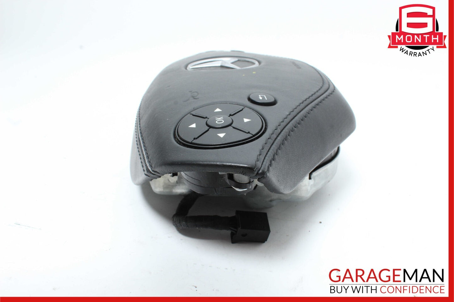 10-14 Mercedes W221 S550 S600 CL550 Steering Wheel Airbag Air Bag Leather Black