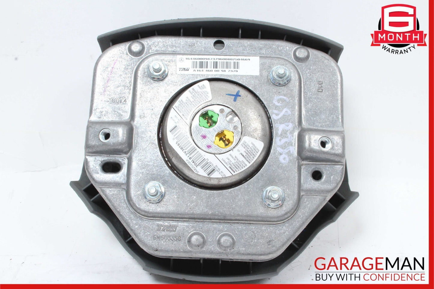 06-08 Mercedes R350 ML500 GL450 GL320 Driver Steering Wheel Airbag Air Bag Grey