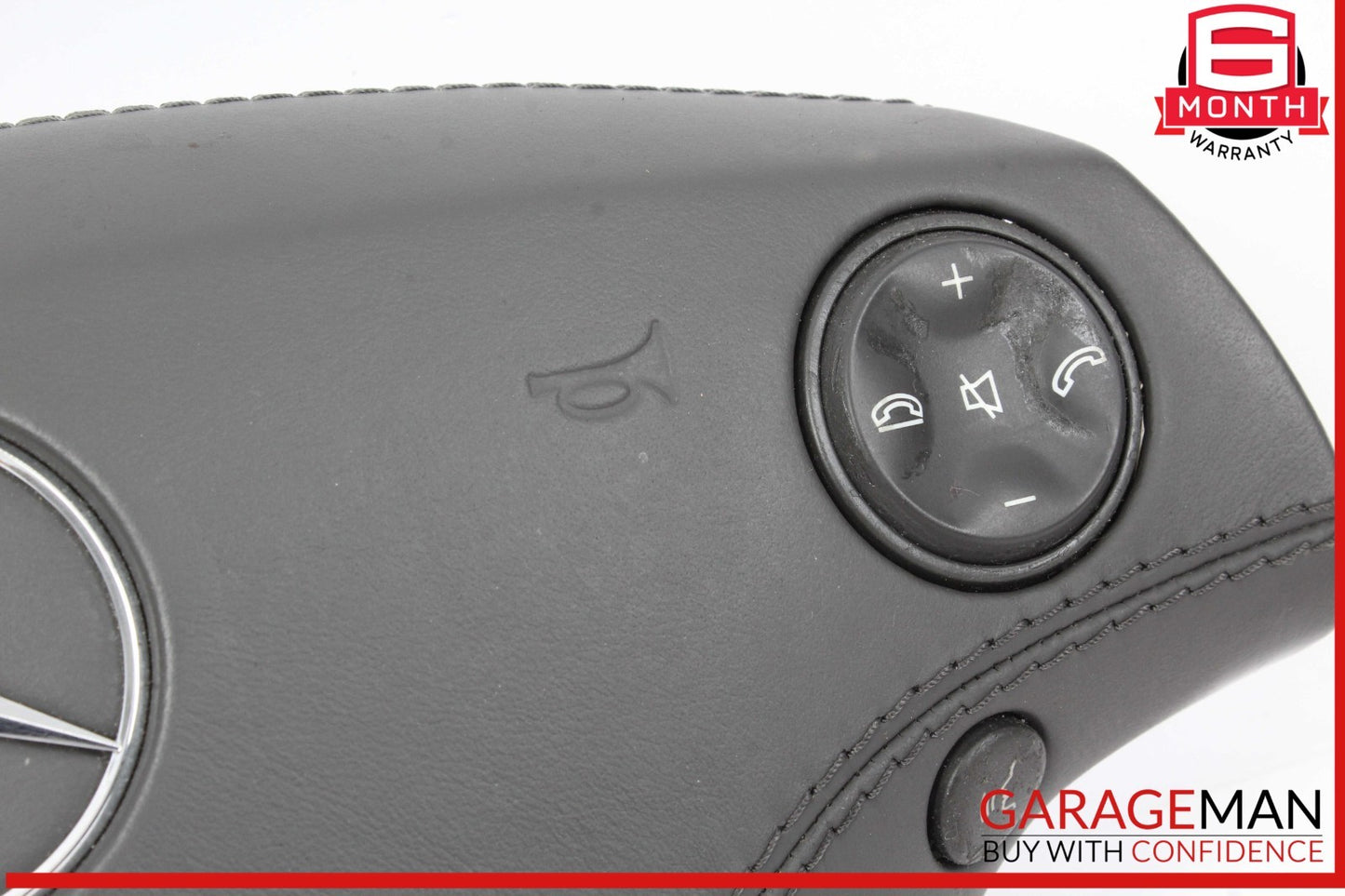 07-10 Mercedes W216 CL550 S550 Steering Wheel Airbag Air Bag Assembly Black OEM