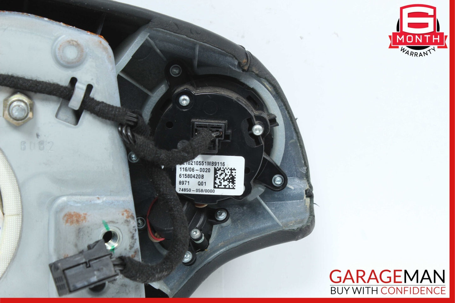 07-10 Mercedes W221 S550 S450 CL550 Steering Wheel Airbag Air Bag Black OEM