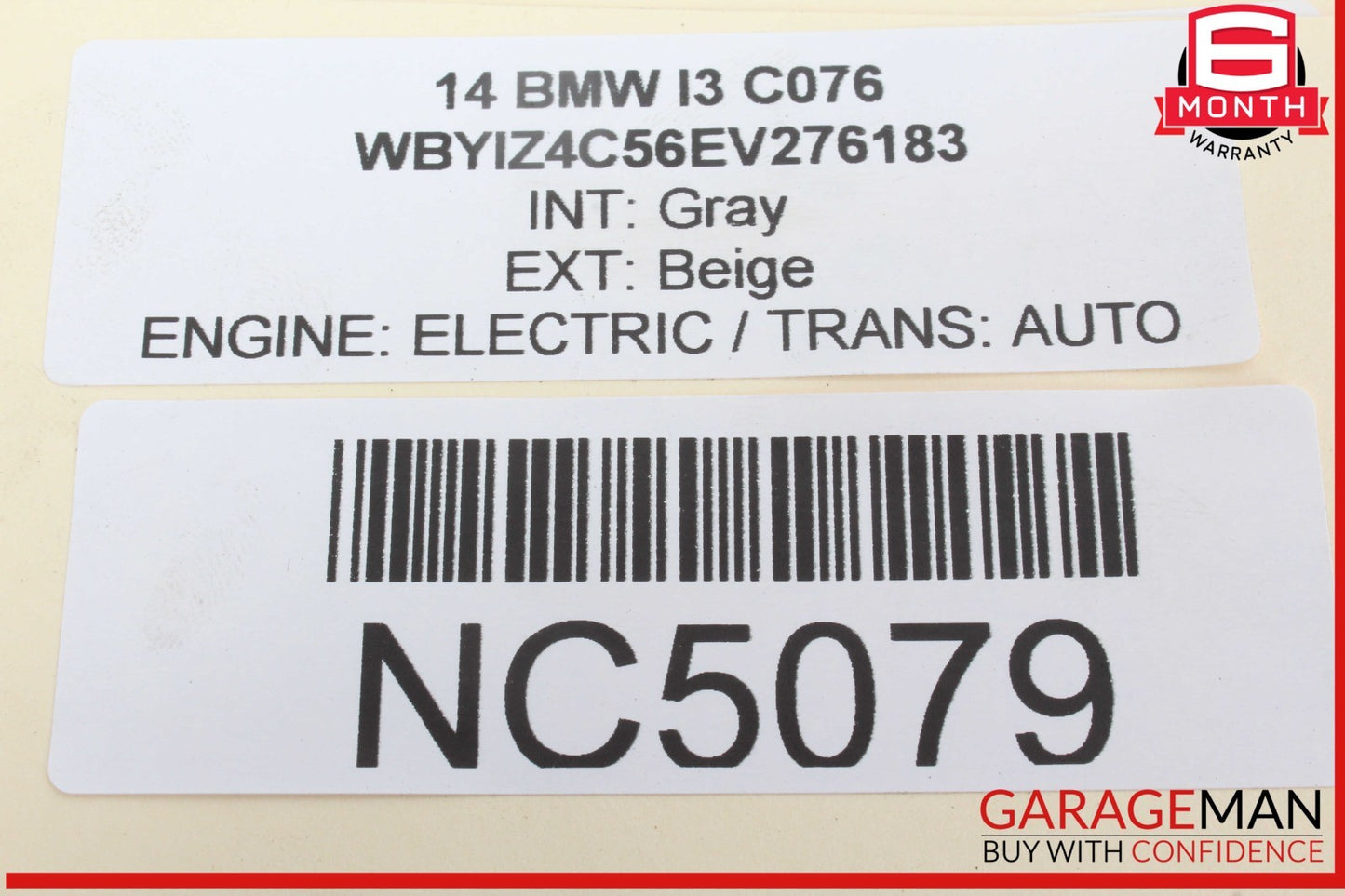 14-21 BMW i3 I01 Hybrid Right Passenger Side Roof Curtain Air Bag Airbag OEM