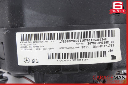 12-17 Mercedes W204 C250 E550 Driver Steering Wheel Airbag Air Bag Black OEM