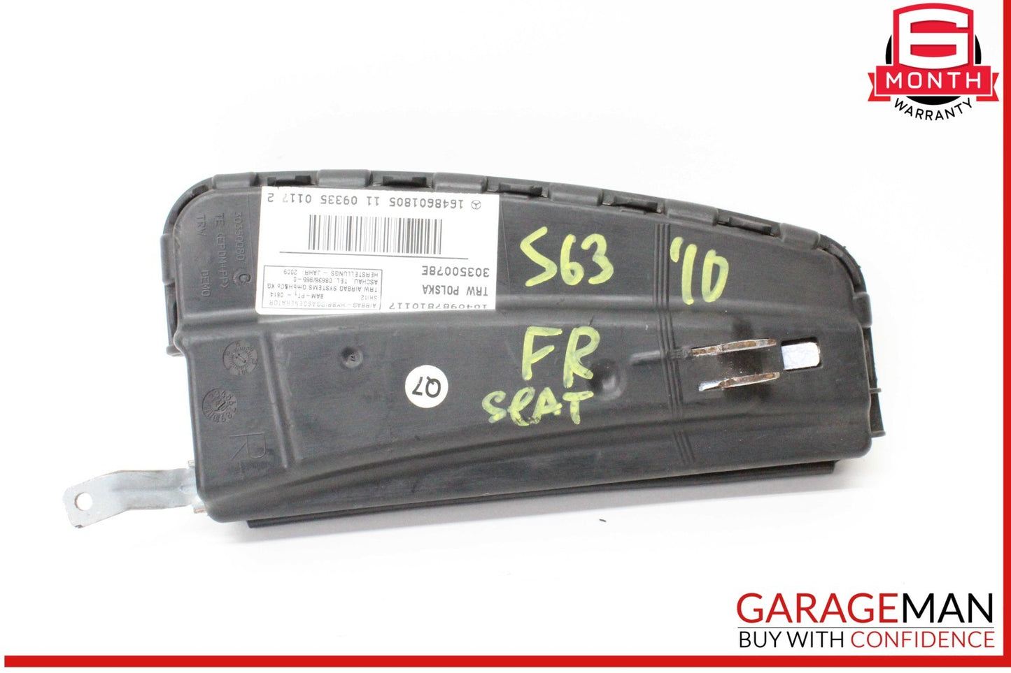 06-14 Mercedes W221 S63 AMG CL500 Front Right Side Seat SRS Airbag Air Bag OEM