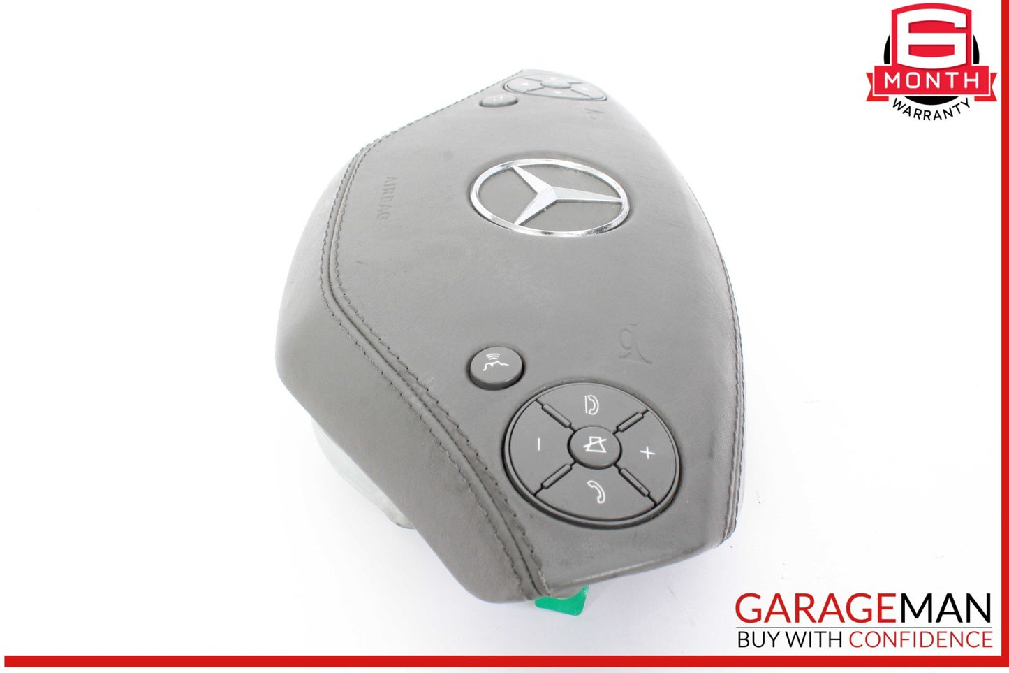 10-14 Mercedes W221 S550 CL550 Steering Wheel Airbag Air Bag Gray OEM