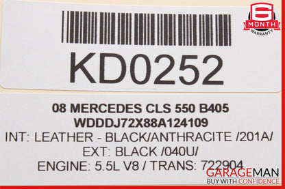 03-12 Mercedes W209 CLK55 AMG CLS500 Steering Wheel Airbag Air Bag Black OEM