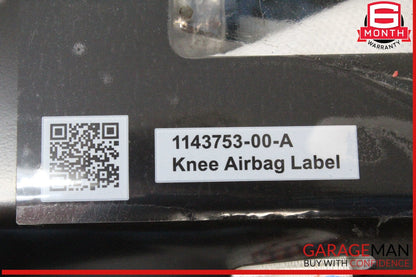 17-23 Tesla Model 3 Front Right Passenger Side Dash Knee Airbag Air Bag OEM