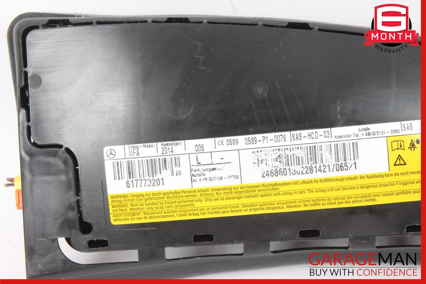 11-18 Mercedes W242 W246 B-Class Front Left Seat Airbag A2468601302