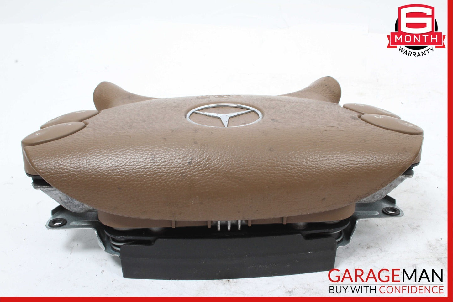 03-12 Mercedes E350 E550 SL500 Steering Wheel Airbag Air Bag Assembly Brown