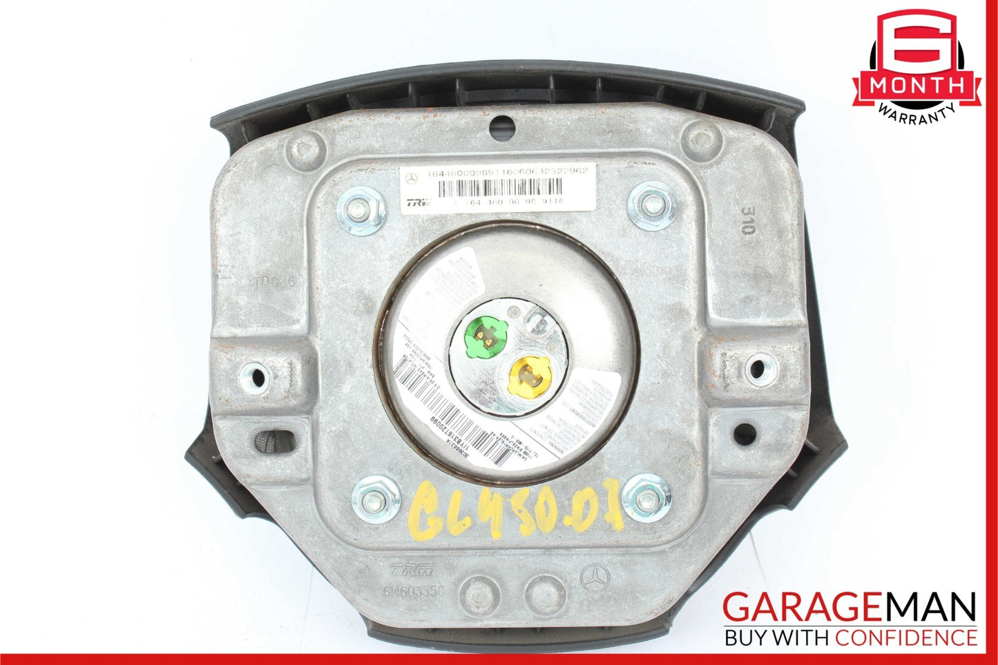 06-08 Mercedes R550 GL450 ML500 Steering Wheel Airbag Air Bag Black