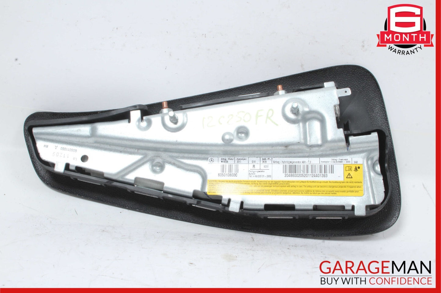 08-15 Mercedes W204 C300 GLK350 Front Right Passenger Seat Airbag Air Bag SRS