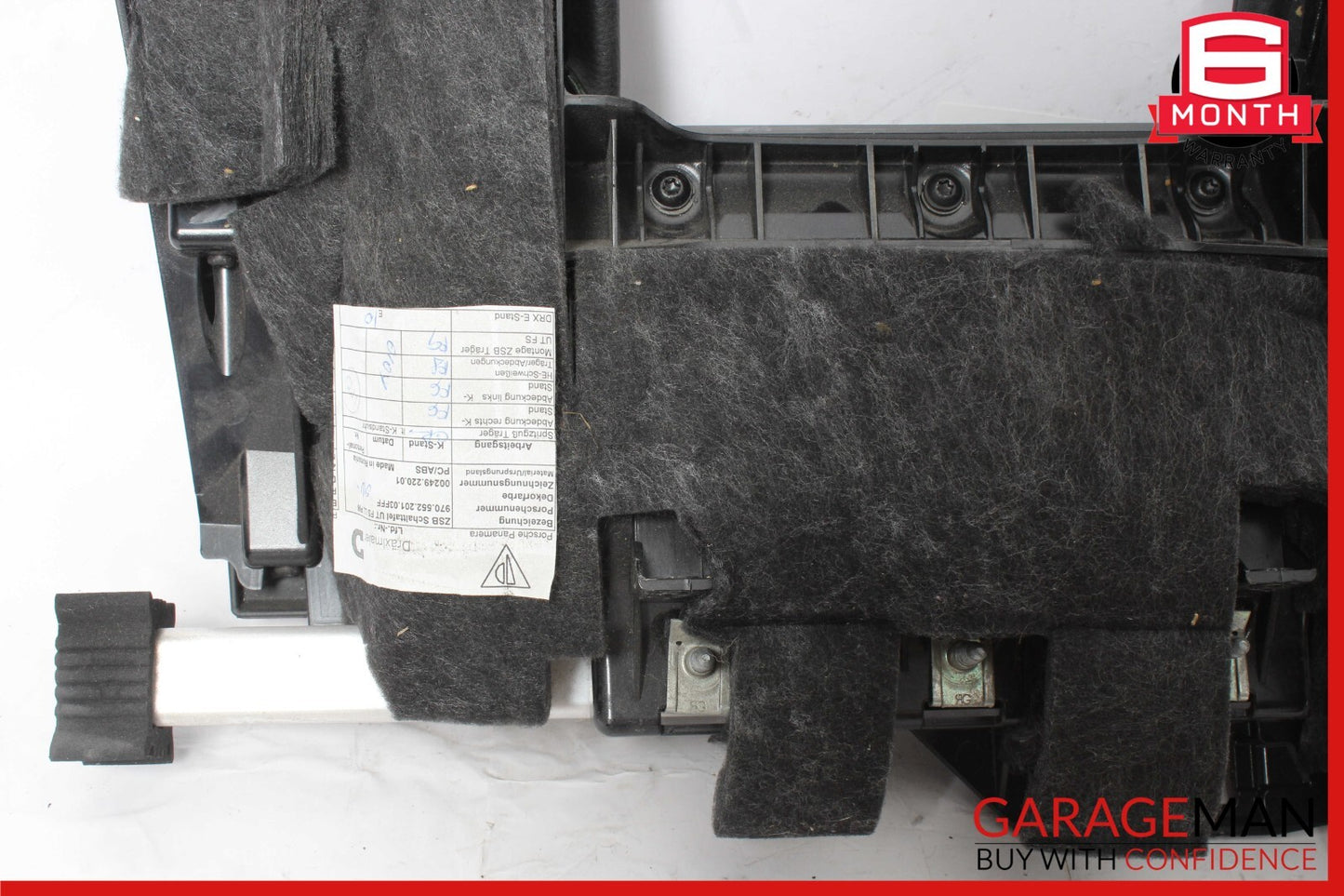 10-16 Porsche Panamera 970 Front Left Under Dash Knee Trim Panel Cover Black OEM