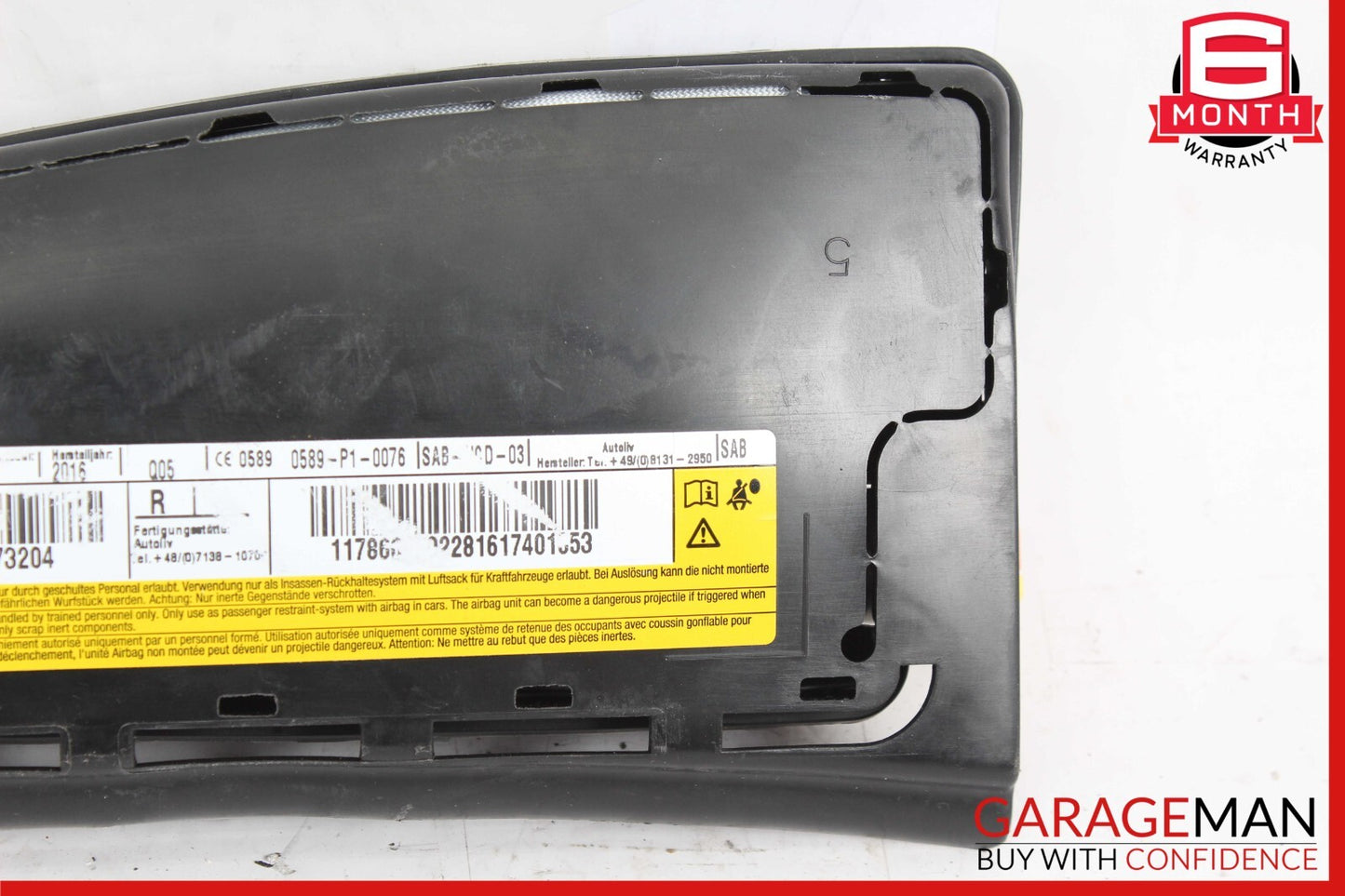 14-19 Mercedes W117 CLA250 Front Right Passenger Side Seat Air Bag OEM