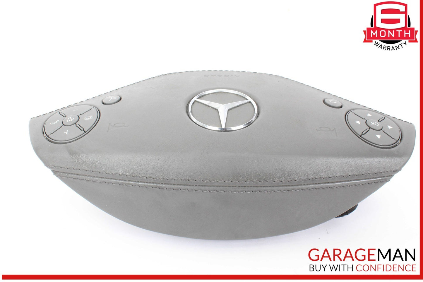 10-14 Mercedes W221 S550 CL550 Steering Wheel Airbag Air Bag Gray OEM
