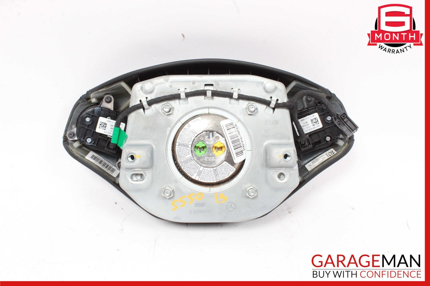 10-14 Mercedes W221 S550 CL550 Steering Wheel Airbag Air Bag Black OEM