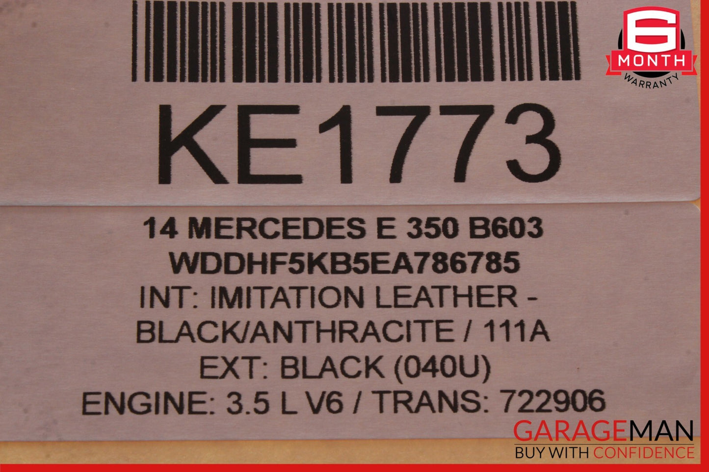 14-16 Mercedes W212 E350 E550 Front Right Side Dashboard Dash Airbag OEM