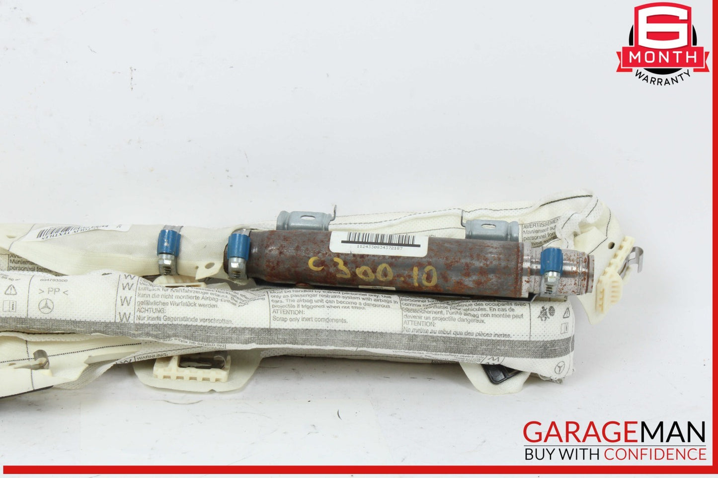 08-14 Mercedes W204 C300 C250 C350 Right Side Roof Curtain Airbag Air Bag OEM
