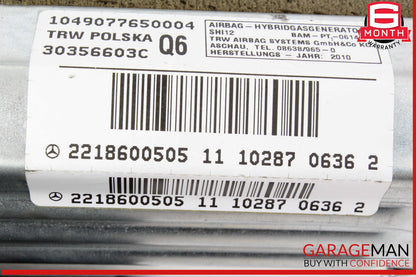 07-13 Mercedes W221 S400 CL550 Quarter Airbag Air Bag Rear Left Driver Side OEM