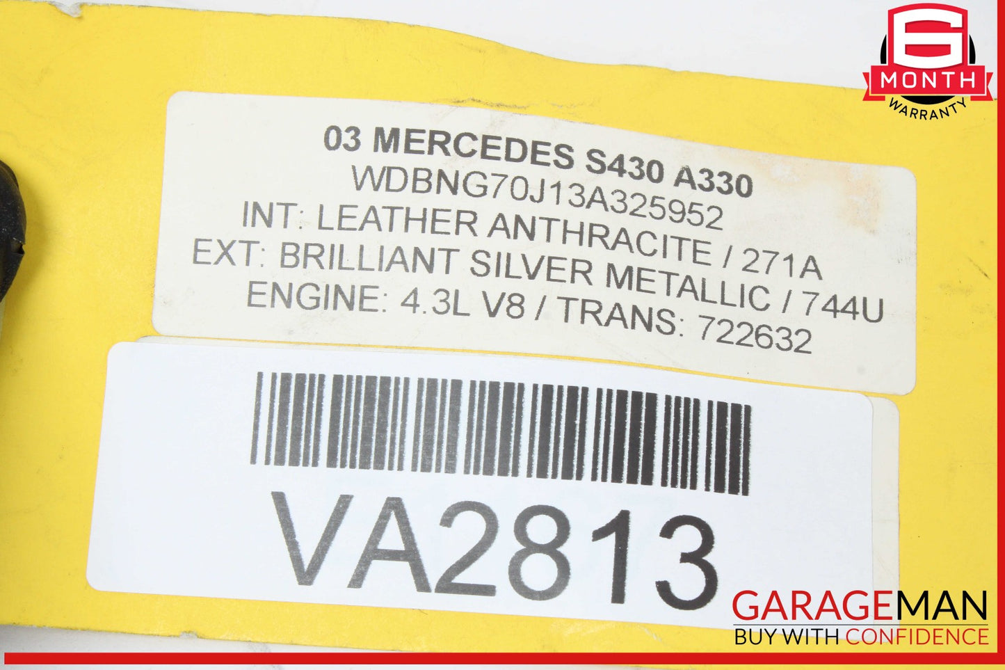 03-06 Mercedes W220 S500 S430 CL500 S55 AMG Steering Wheel Air Bag Airbag OEM